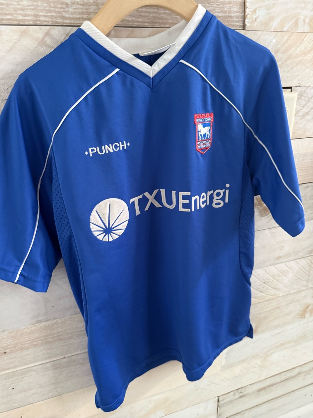 Ipswich Town Punch 2001 2002 Football Shirt Jersey Soccer Jersey Vintage